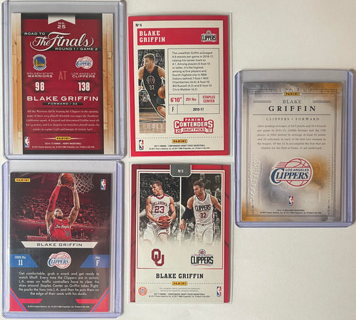 2014-15 Panini Hoops Blake Griffin The Finals /2014 + 2012 Brilliance & Inserts