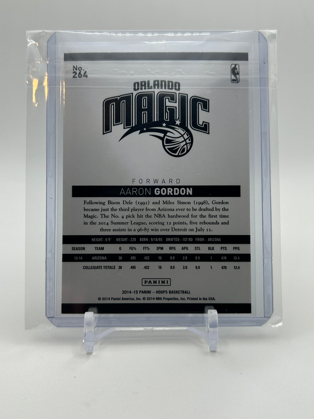 2014-15 Panini NBA Hoops Aaron Gordon Rookie #264