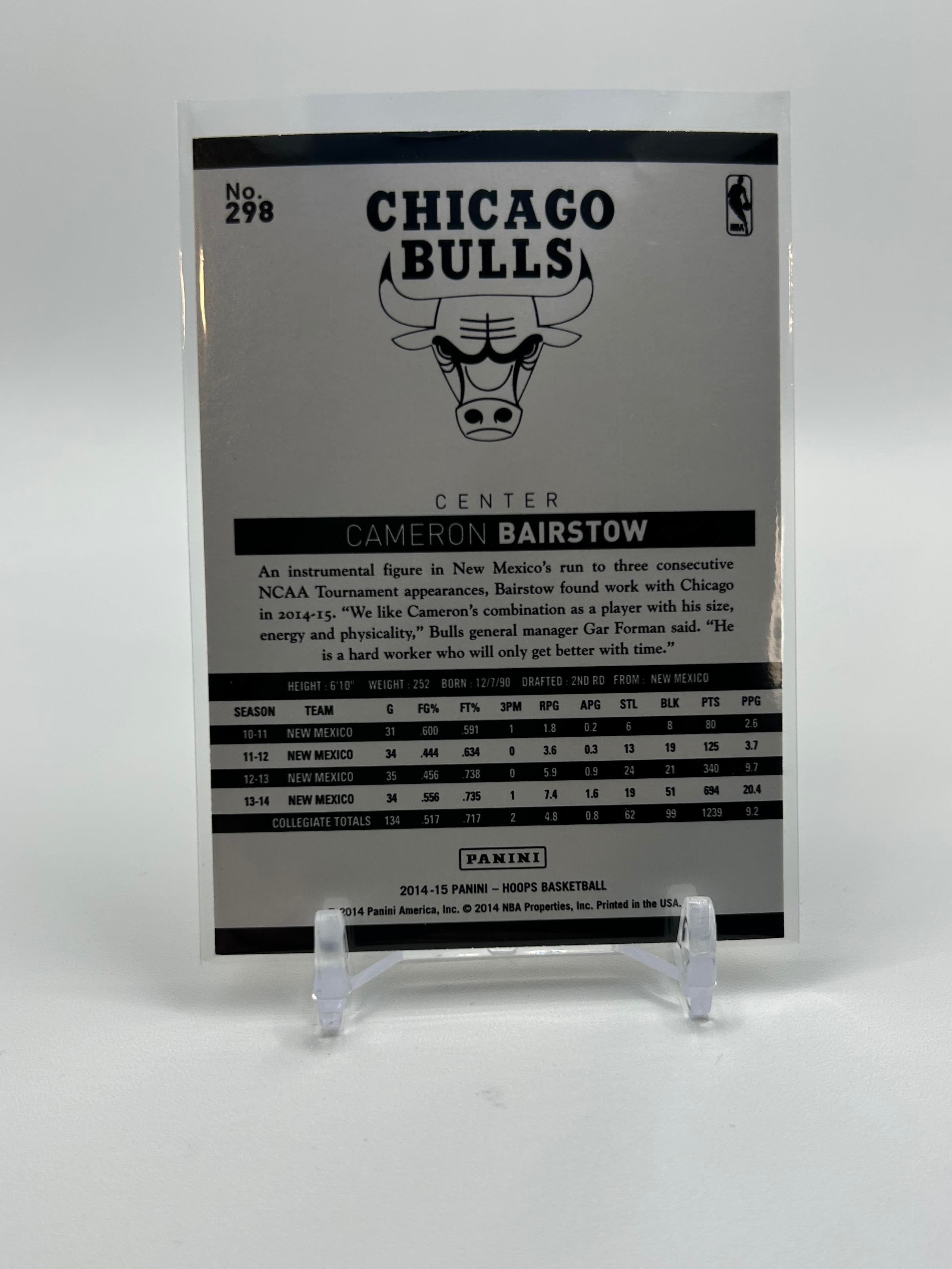 2014-15 Panini NBA Hoops Cameron Bairstow Gold Border Rookie SP