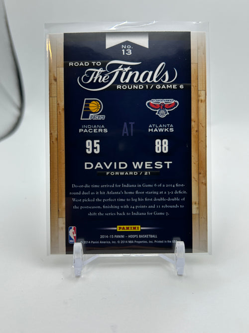 2014-15 Panini NBA Hoops David West Road to the Finals /2015