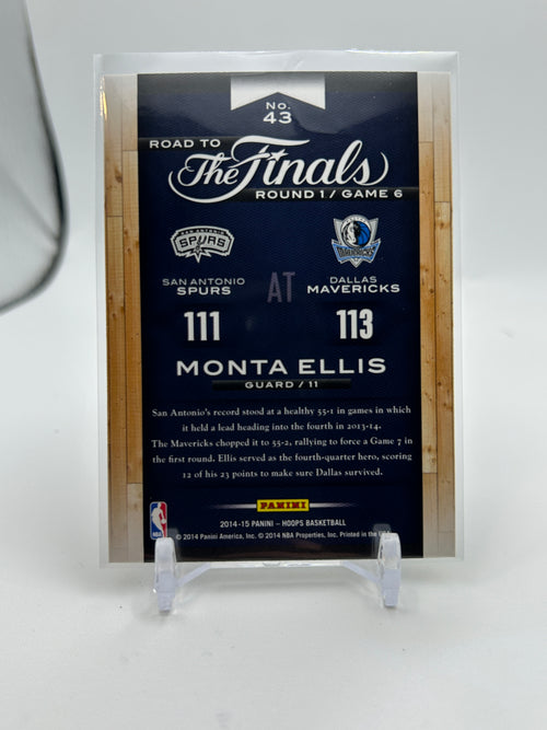 2014-15 Panini NBA Hoops Monta Ellis Road to the Finals /2015