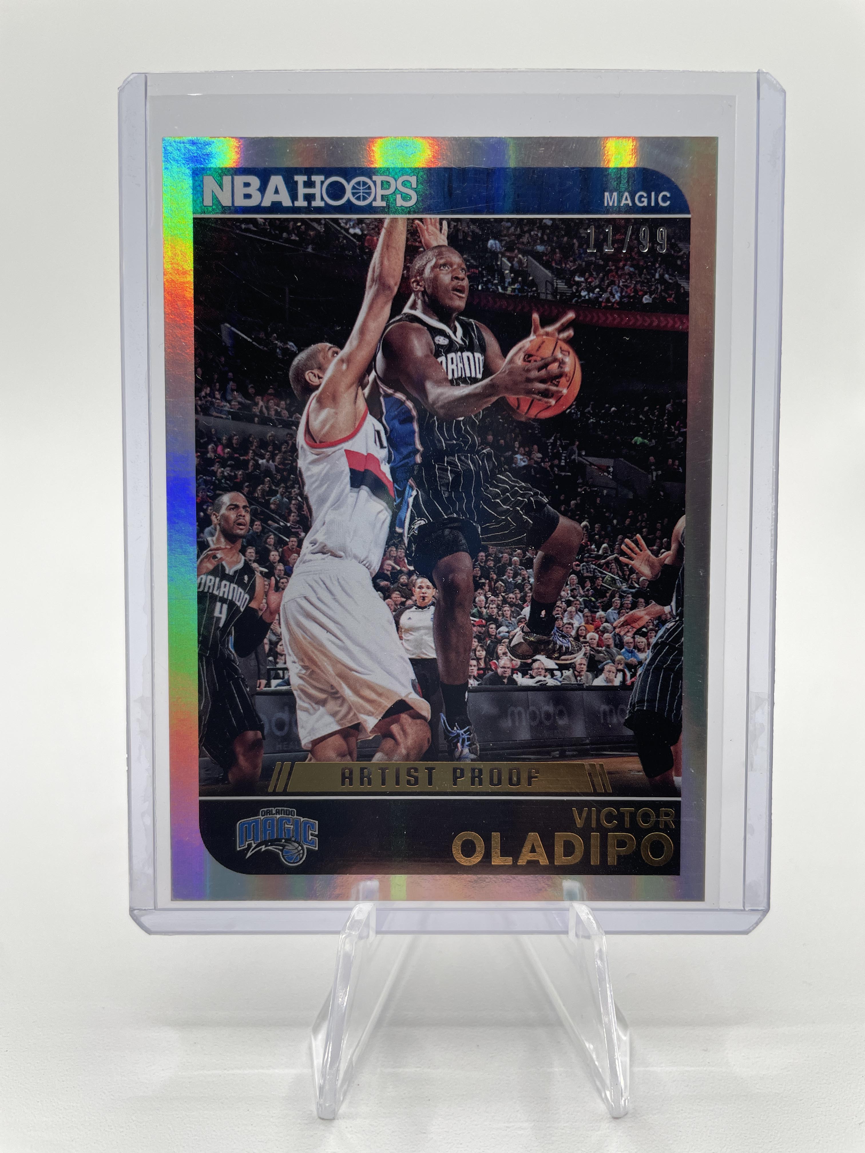 2014-15 Panini NBA Hoops Victor Oladipo Artists Proof Silver Prizm /99 #14