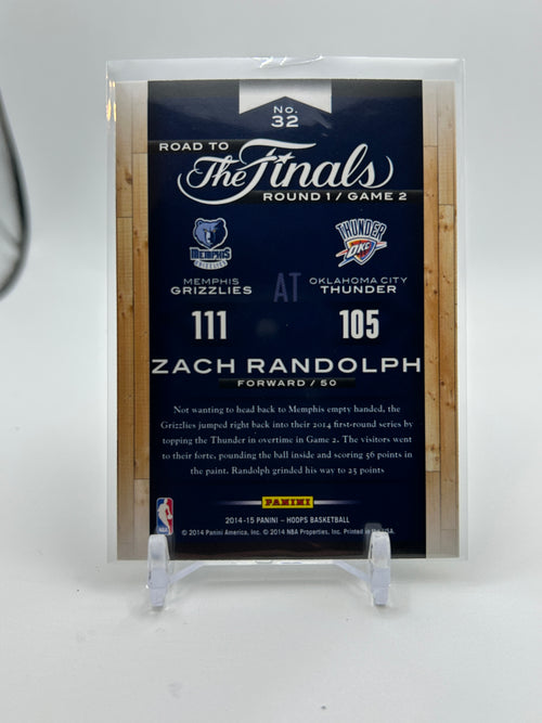 2014-15 Panini NBA Hoops Zach Randolph Road to the Finals /2015