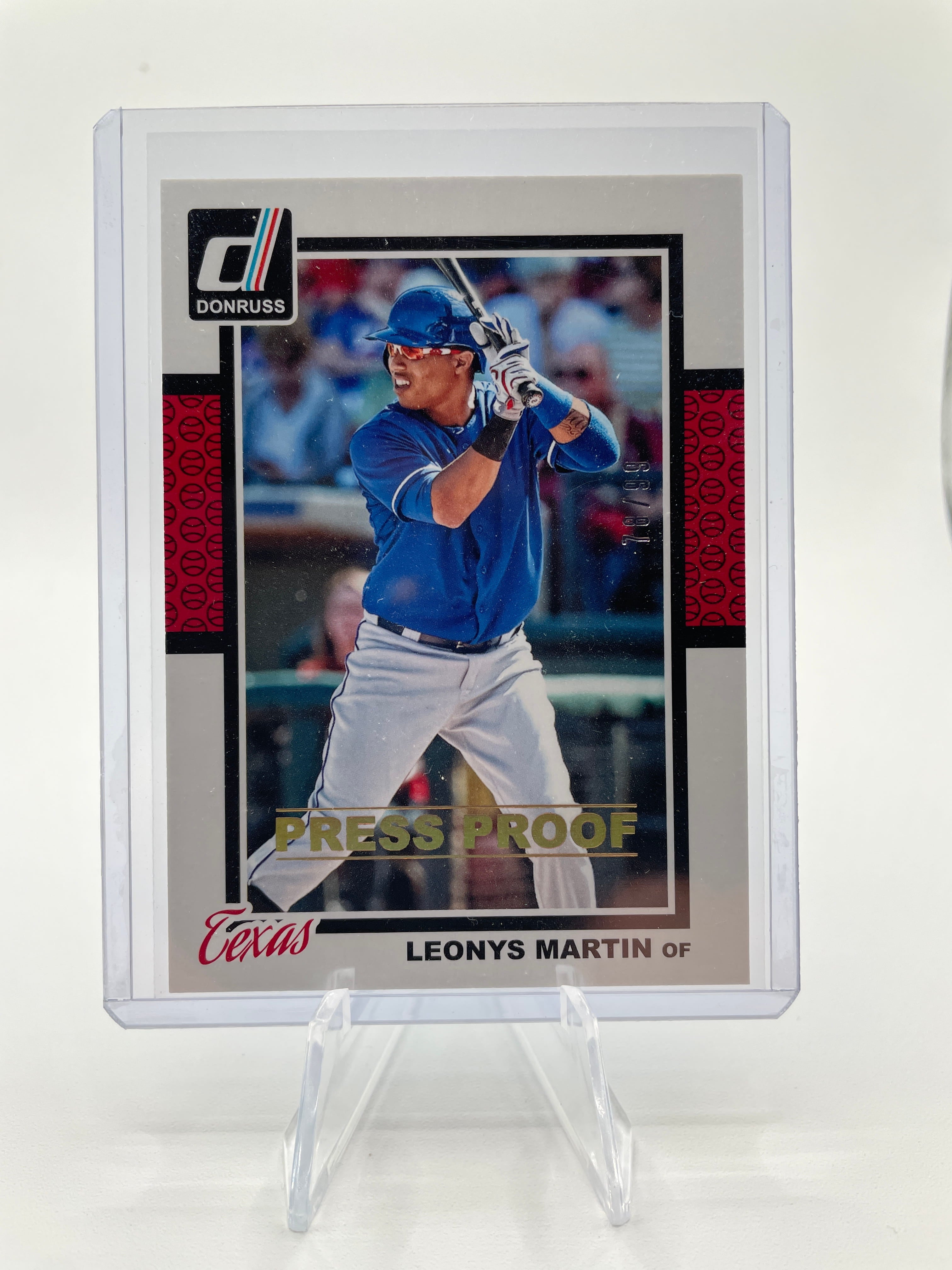 2014 Donruss Leonys Martin Press Proof SP /99 #346