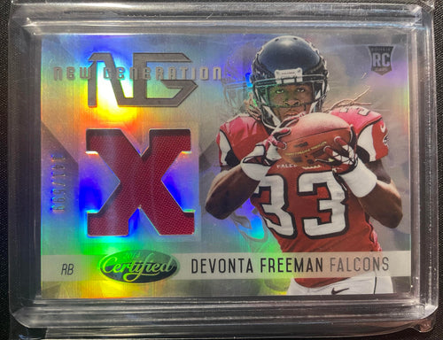 2014 Panini Certified Devonta Freeman New Generation Silver Rookie Patch /599