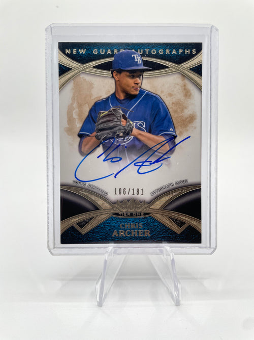 2014 Topps Tier One Chris Archer New Guard Rookie Auto /181
