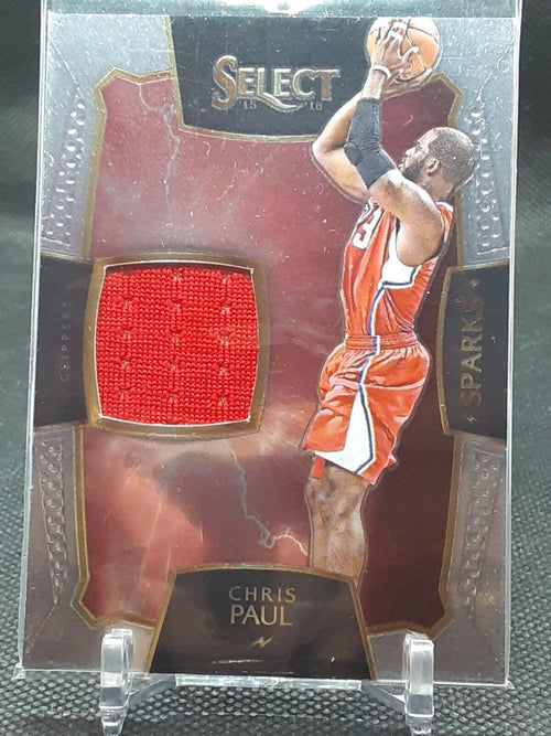 2015-16 Panini Select Chris Paul Sparks Prizm Game-Used Patch /99 #25