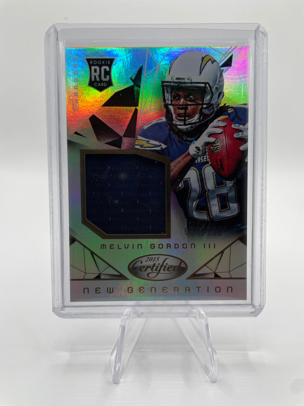 2015 Panini Certified Melvin Gordon III New Generation Rookie Patch Refractor #5