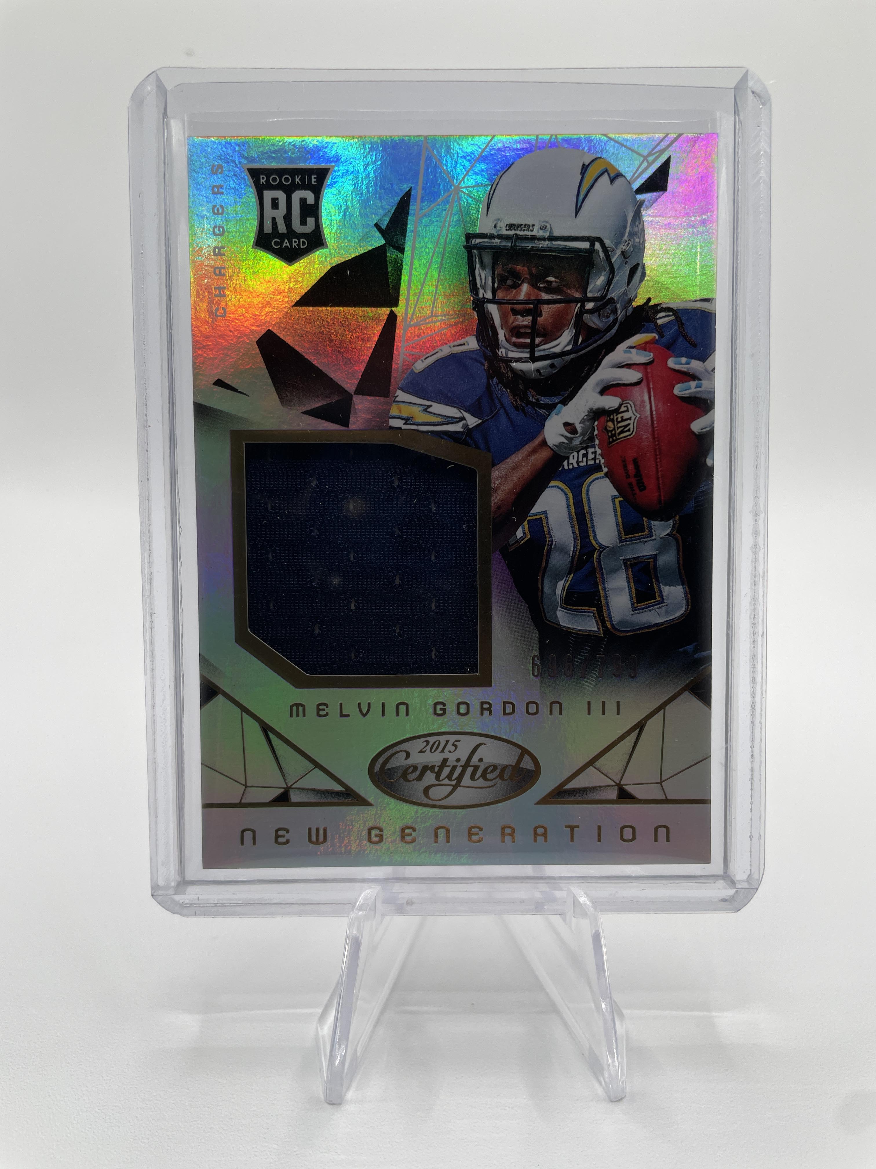 2015 Panini Certified Melvin Gordon III New Generation Rookie Patch Refractor #5