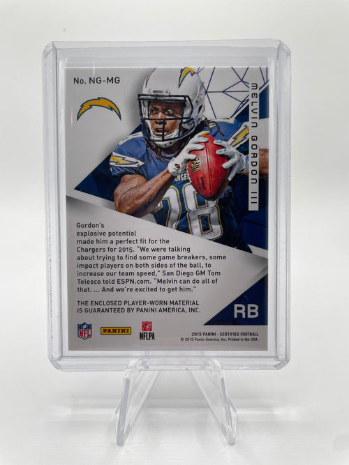 2015 Panini Certified Melvin Gordon III New Generation Rookie Patch Refractor #5