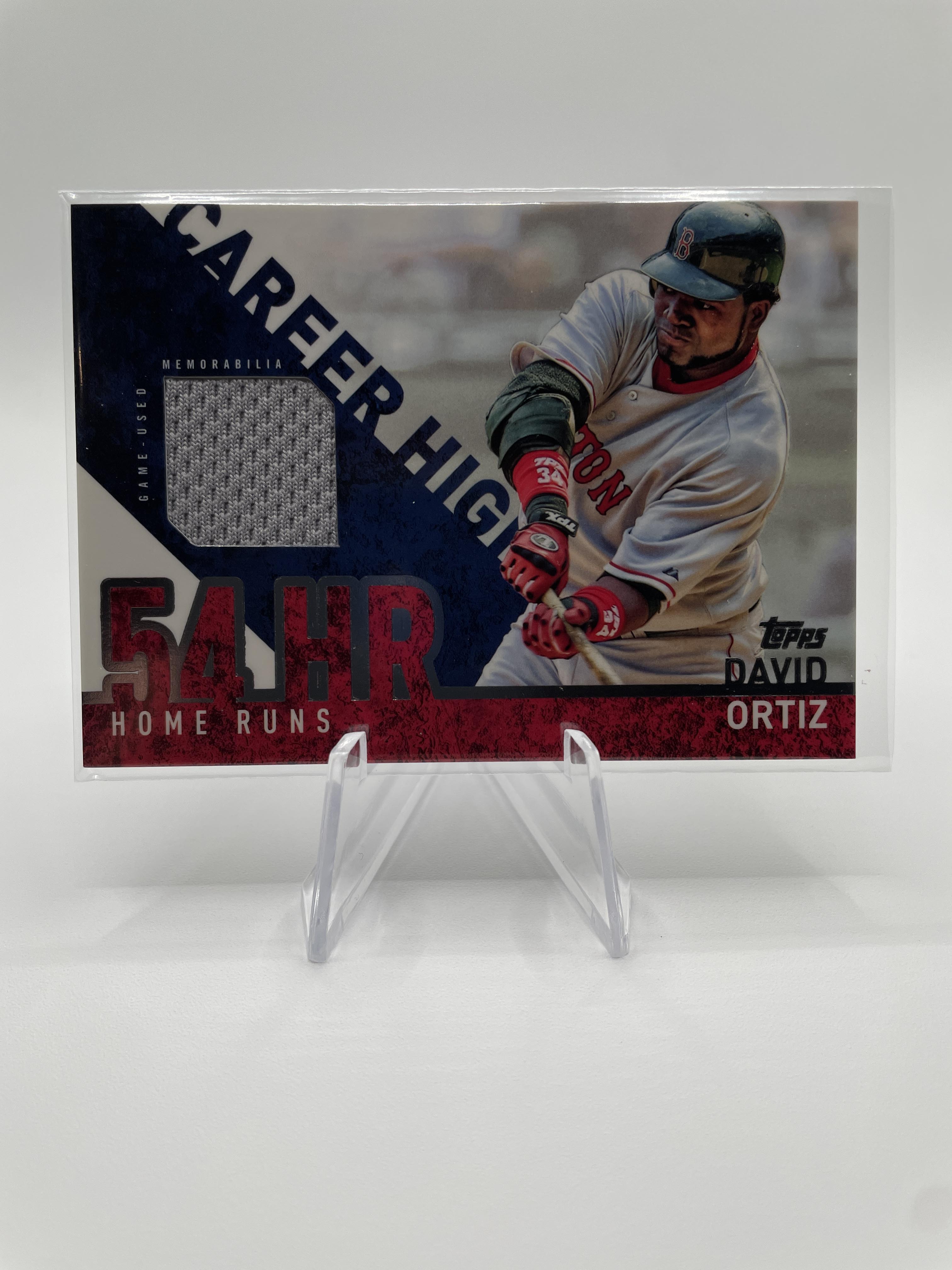 2015 Topps David Ortiz Career High Home Runs SP Patch