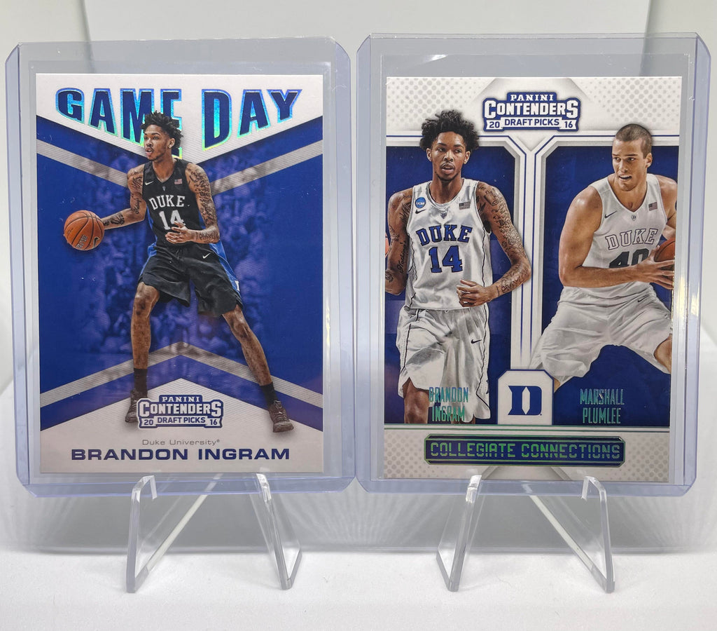 2016-17 Panini Contenders Brandon Ingram Gameday + Connections Rookie Insert Set