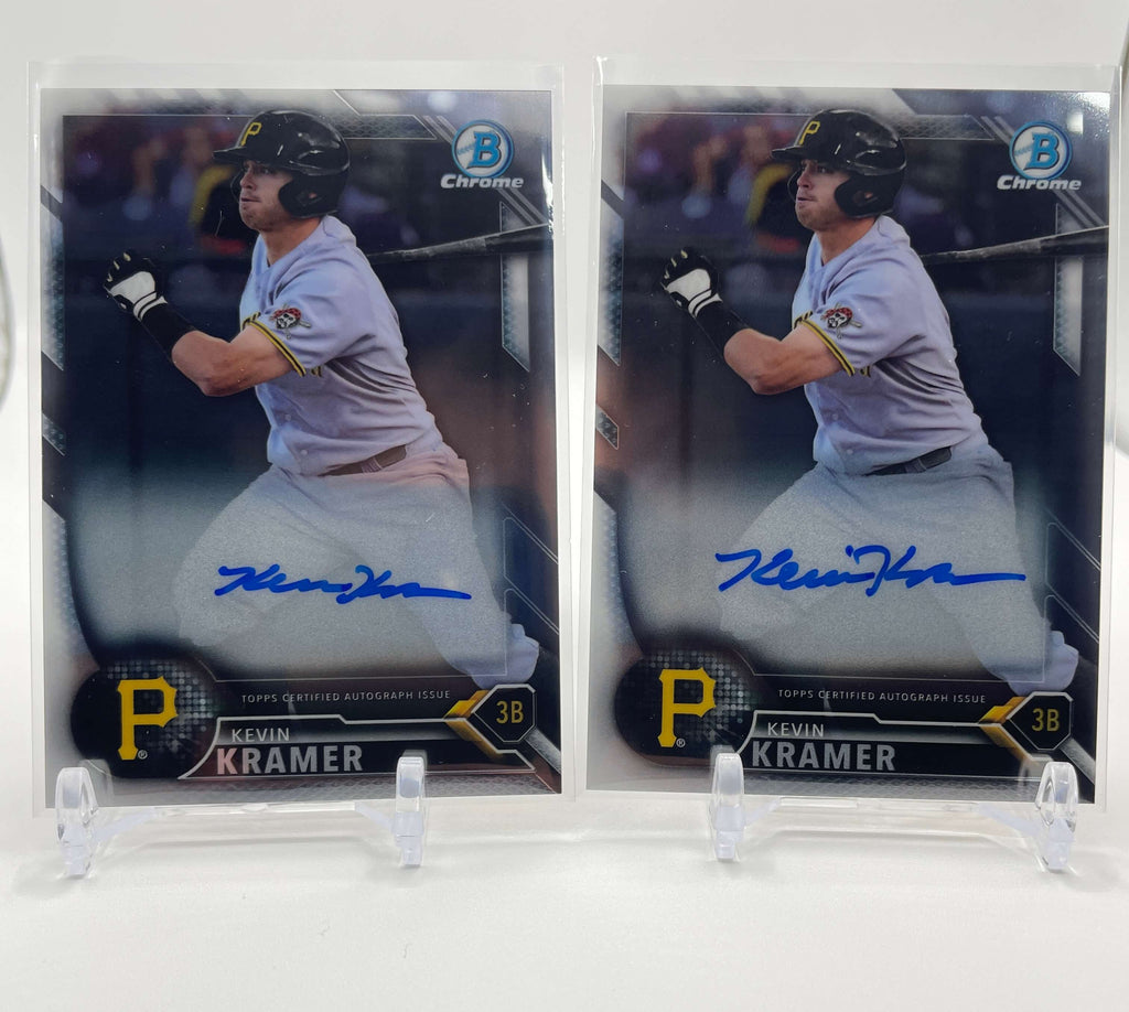 2016 Bowman Chrome Kevin Kramer Prospect Auto Rookie Set (x2) #CPA-KK