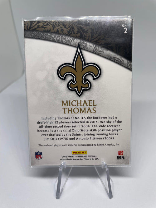 2016 Panini Crown Royale Michael Thomas Rookie Silhouettes Patch /250