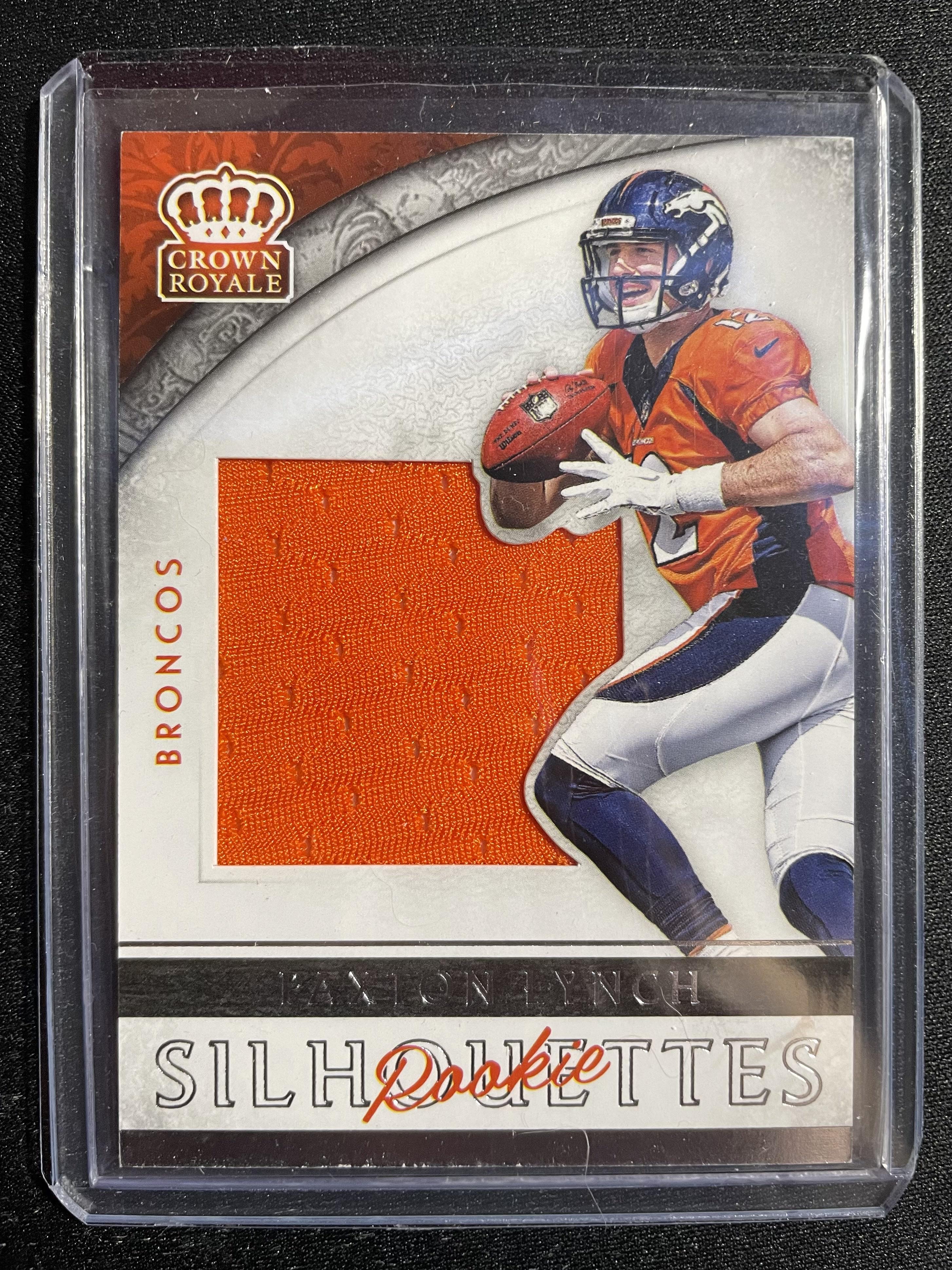 2016 Panini Crown Royale Paxton Lynch Rookie Silhouettes Patch #10