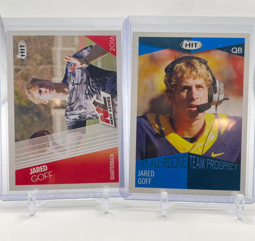 2016 Sage Hit Jared Goff All Rookie Team + Next Level Rookie Set (x2)
