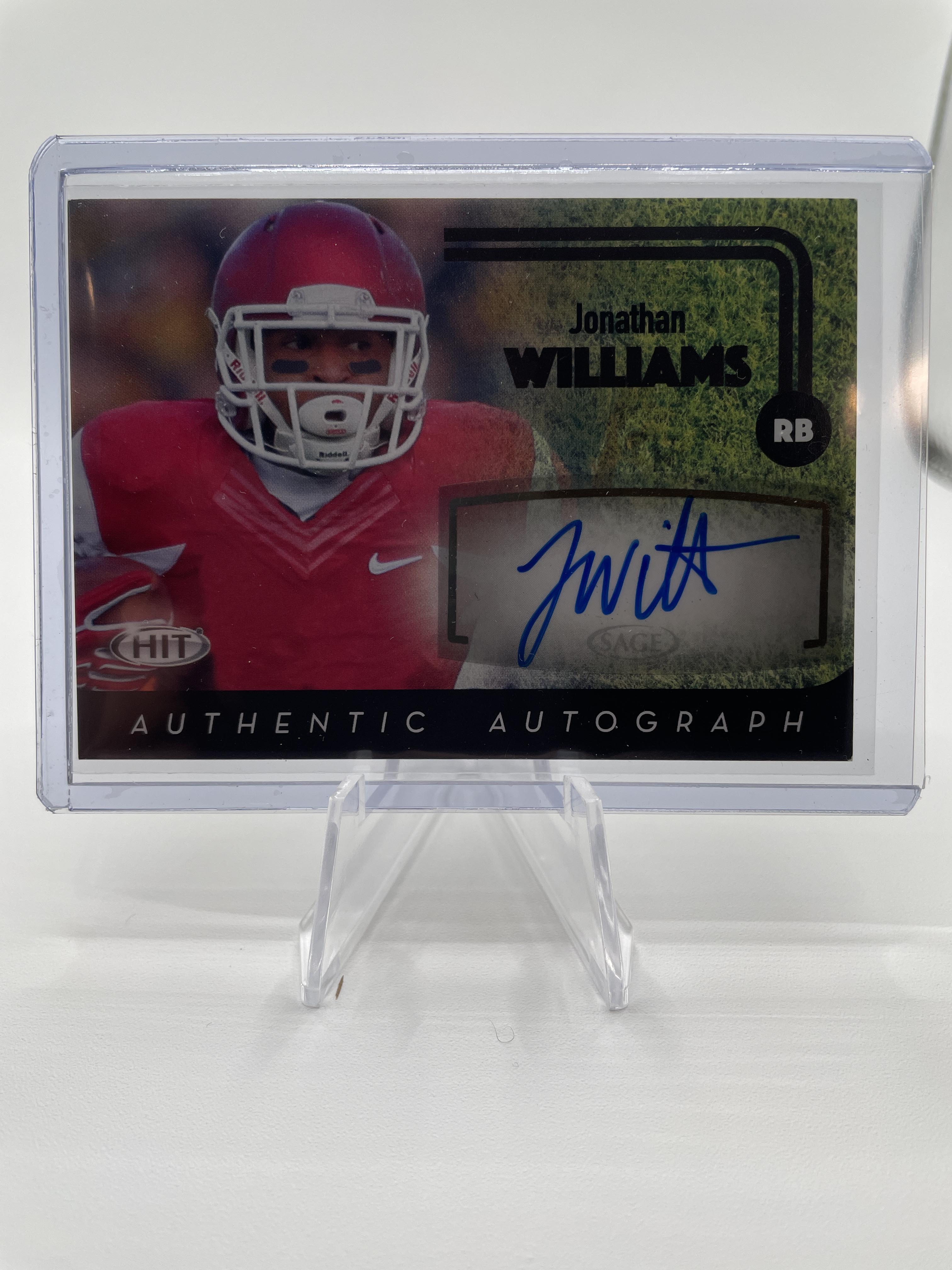 2016 Sage Hit Jonathan Williams Rookie Auto #A75