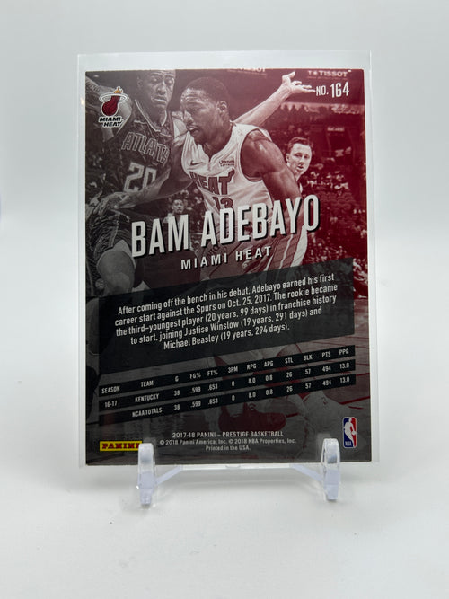 2017-18 Panini Prestige Bam Adebayo Rookie #164