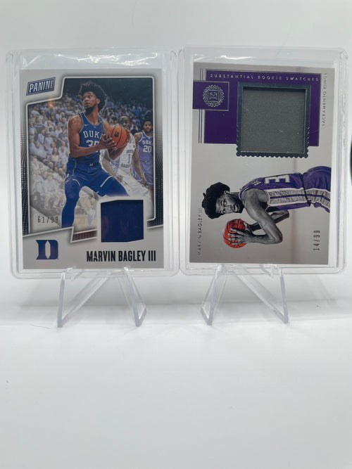 2018-19 Panini Encased Marvin Bagley Swatches Rookie Patch /99 + Fathers Day /99