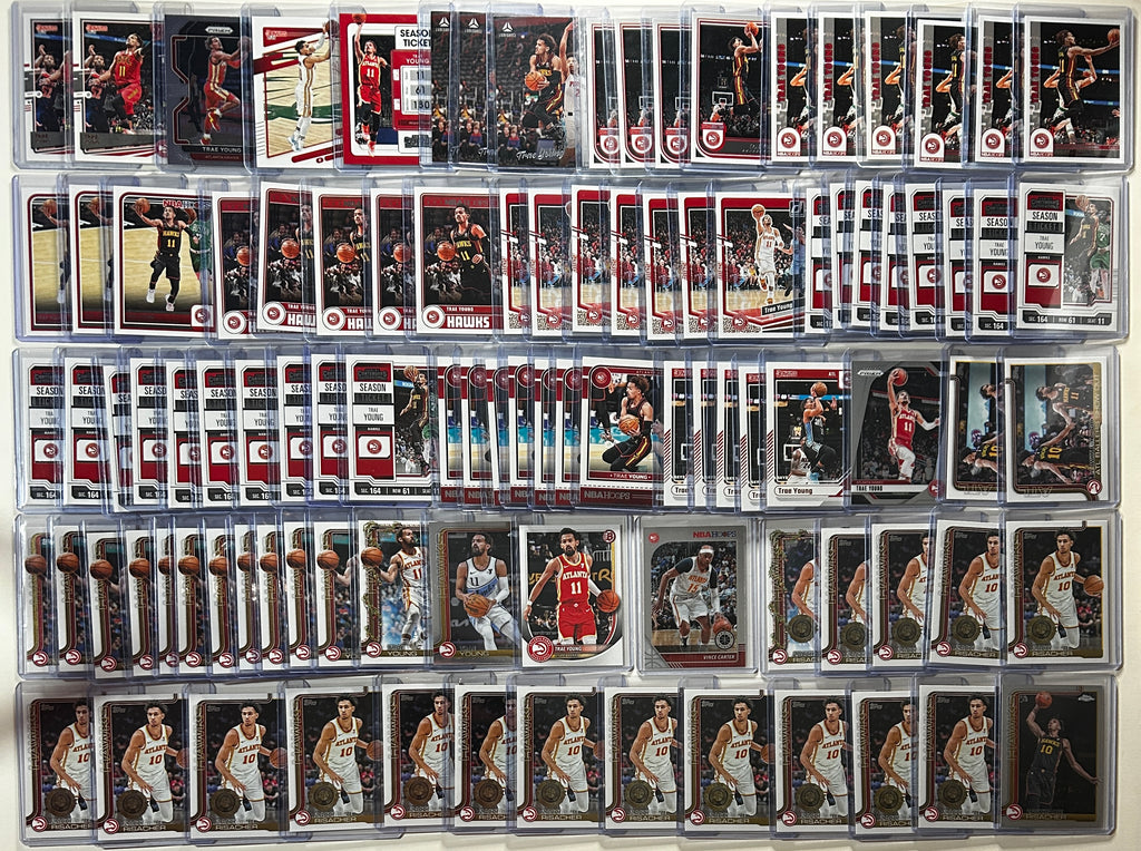 2020-2025 Panini Atlanta Hawks Base + SP + Insert Lot Trae Young Risacher (x210)