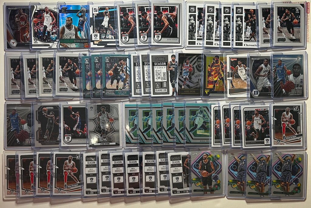 2020-2025 Panini Brooklyn Nets Base + SP + Insert Lot Durant Kyrie Harden (x171)