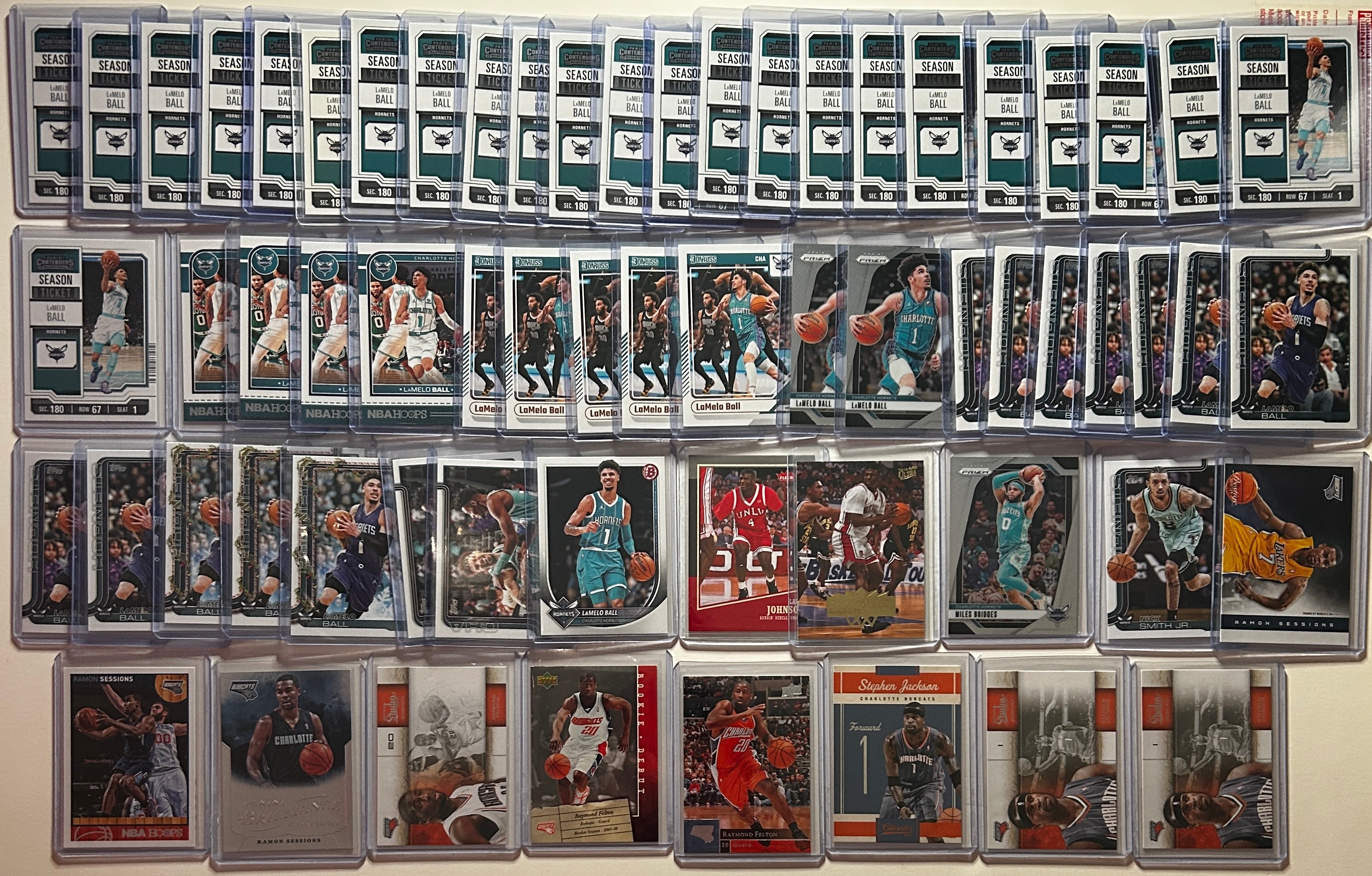 2020-2025 Panini Charlotte Hornets Base + SP + Insert Lot Lamelo Ball+++ (x167)