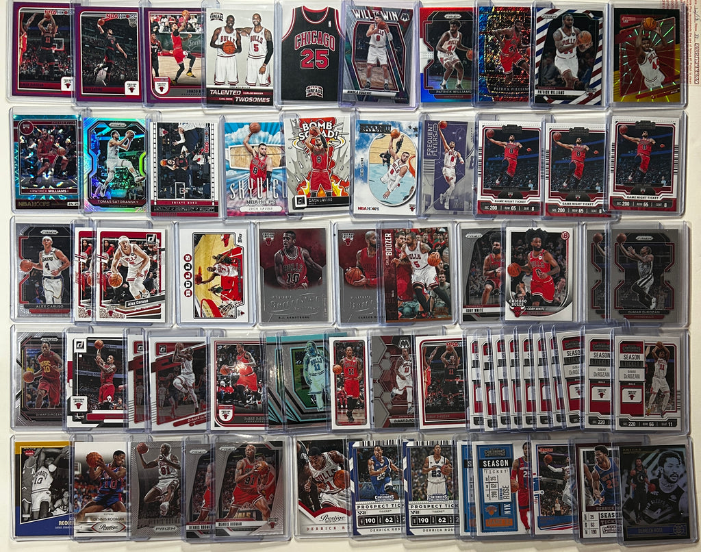 2020-2025 Panini Chicago Bulls Base + SP + Insert Lot Lavine DeRozan Ball (x177)