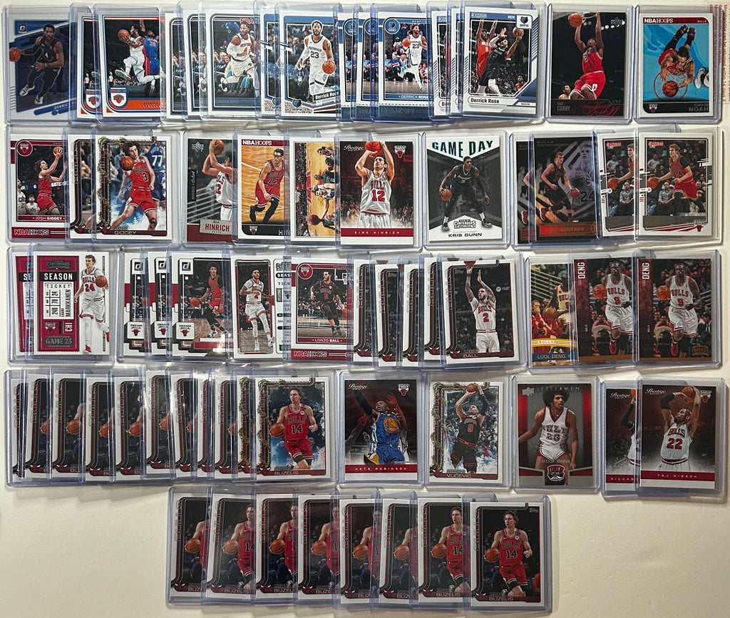 2020-2025 Panini Chicago Bulls Base + SP + Insert Lot Lavine DeRozan Ball (x177)