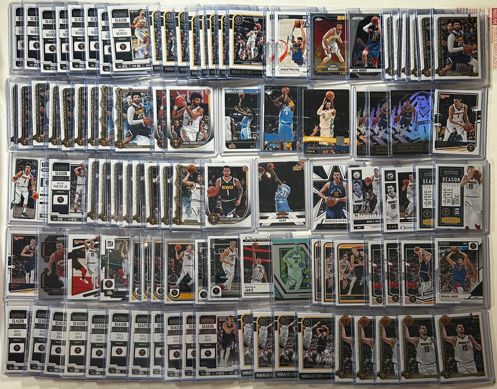 2020-2025 Panini Denver Nuggets Base + SP + Insert Lot Nikola Jokic +++ (x213)