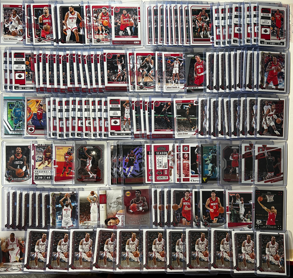 2020-2025 Panini Houston Rockets Base + SP + Insert Lot Durant Amen Sengun (x227)