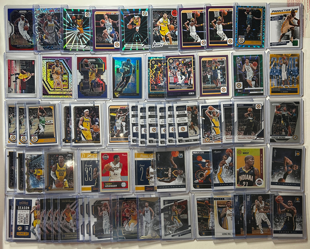 2020-2025 Panini Indiana Pacers Base + SP + Insert Lot Tyrese Halliburton (x172)