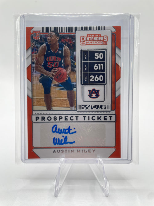 2020-21 Panini Contenders Austin Wiley Prospect Ticket Rookie Auto #50