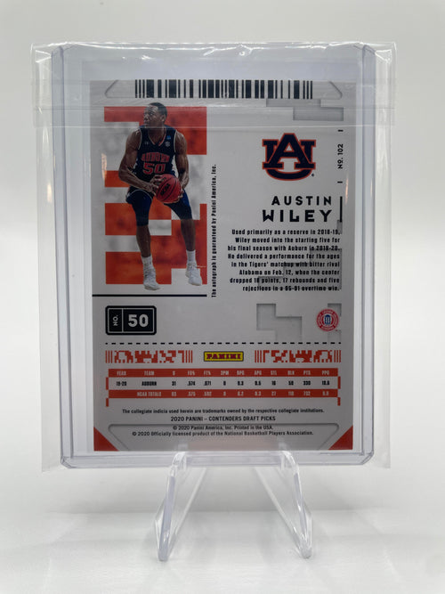 2020-21 Panini Contenders Austin Wiley Prospect Ticket Rookie Auto #50
