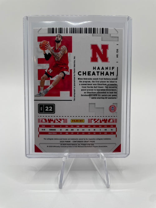 2020-21 Panini Contenders Haanif Cheatham Conference Ticket Ice Rookie Auto /99