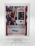 2020-21 Panini Contenders Malachi Flynn Prospect Ticket Rookie Auto #22