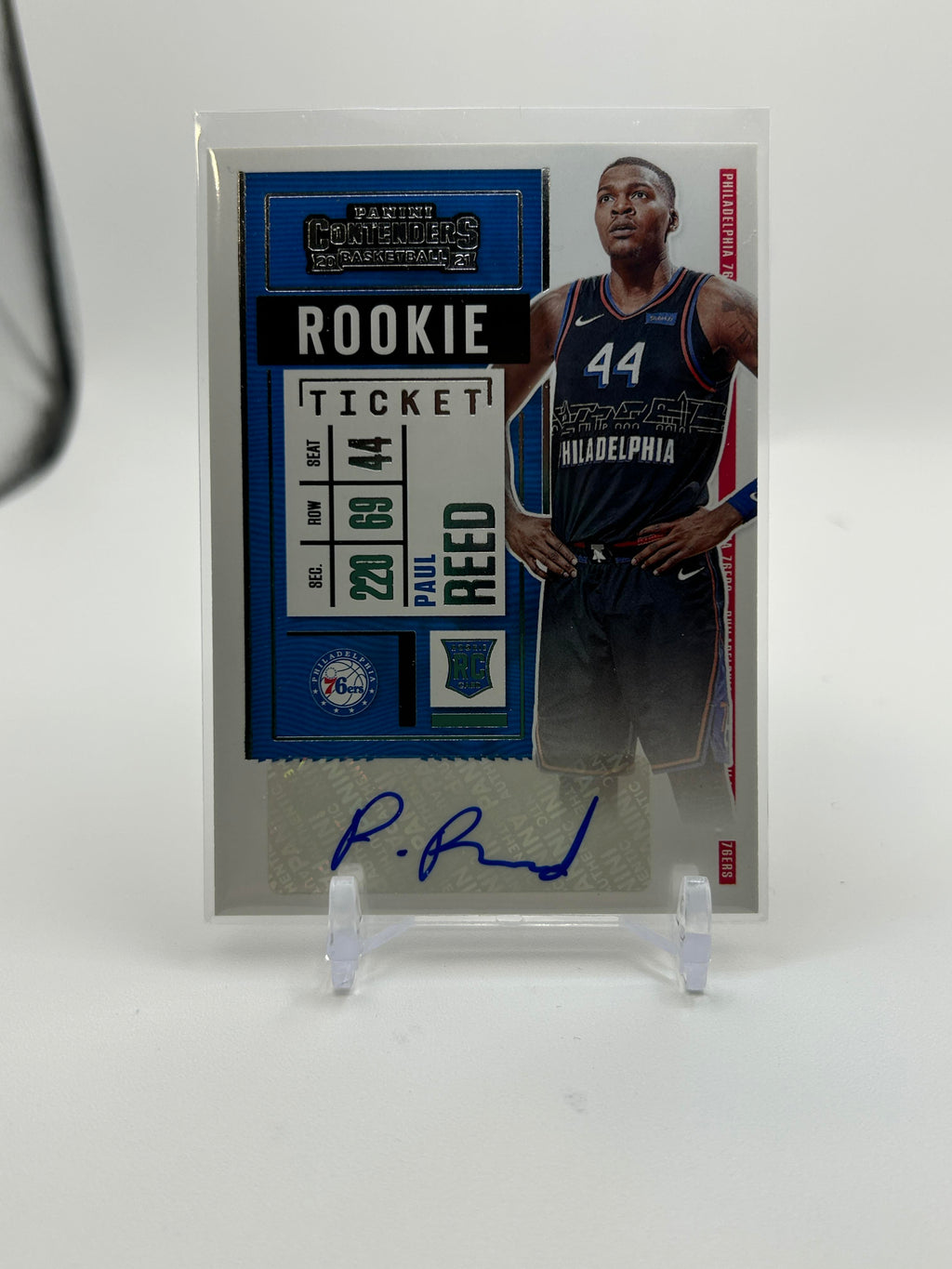 2020-21 Panini Contenders Paul Reed Rookie Ticket Auto