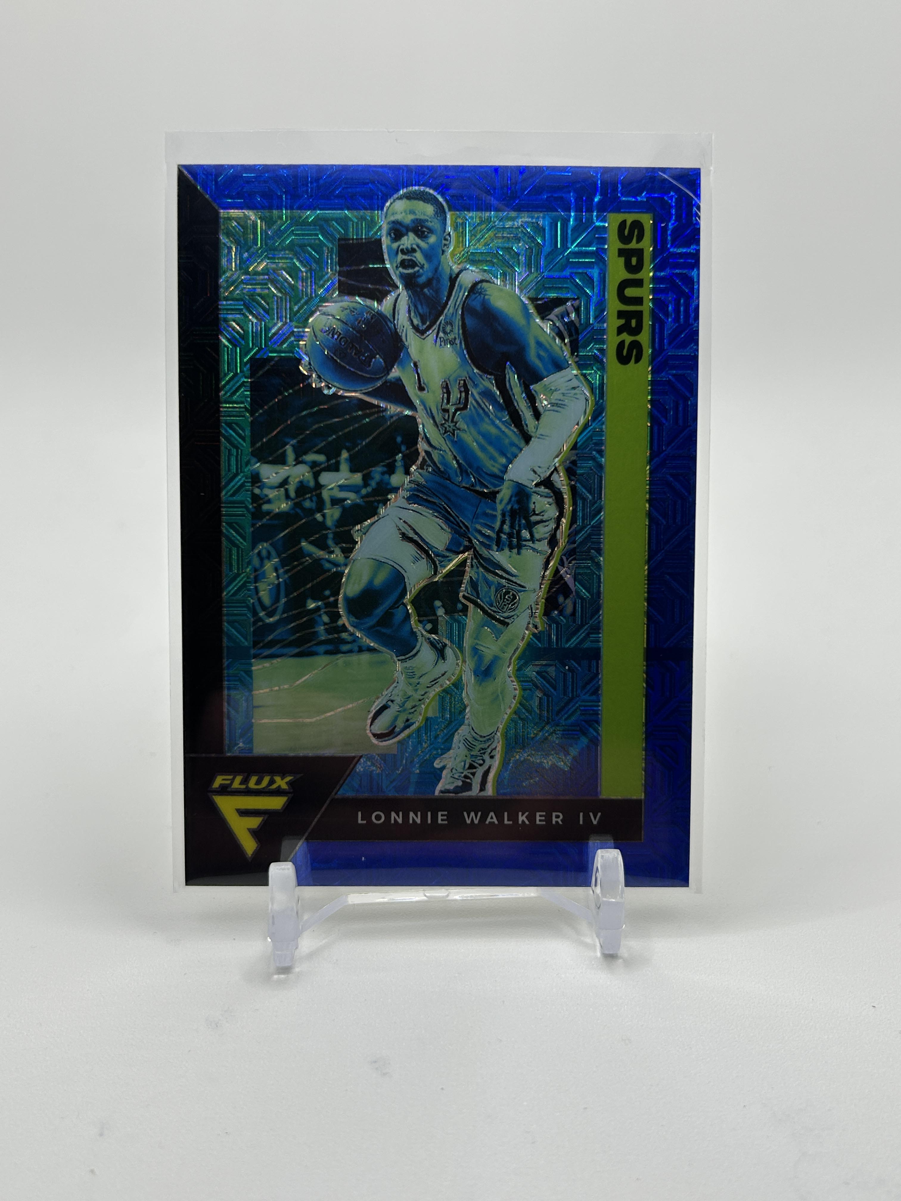 2020-21 Panini Flux Lonnie Walker Blue Prizm /99