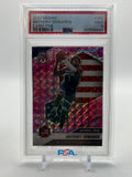 2020-21 Panini Mosaic Anthony Edwards Camo Pink Prizm Rookie PSA 9 MINT