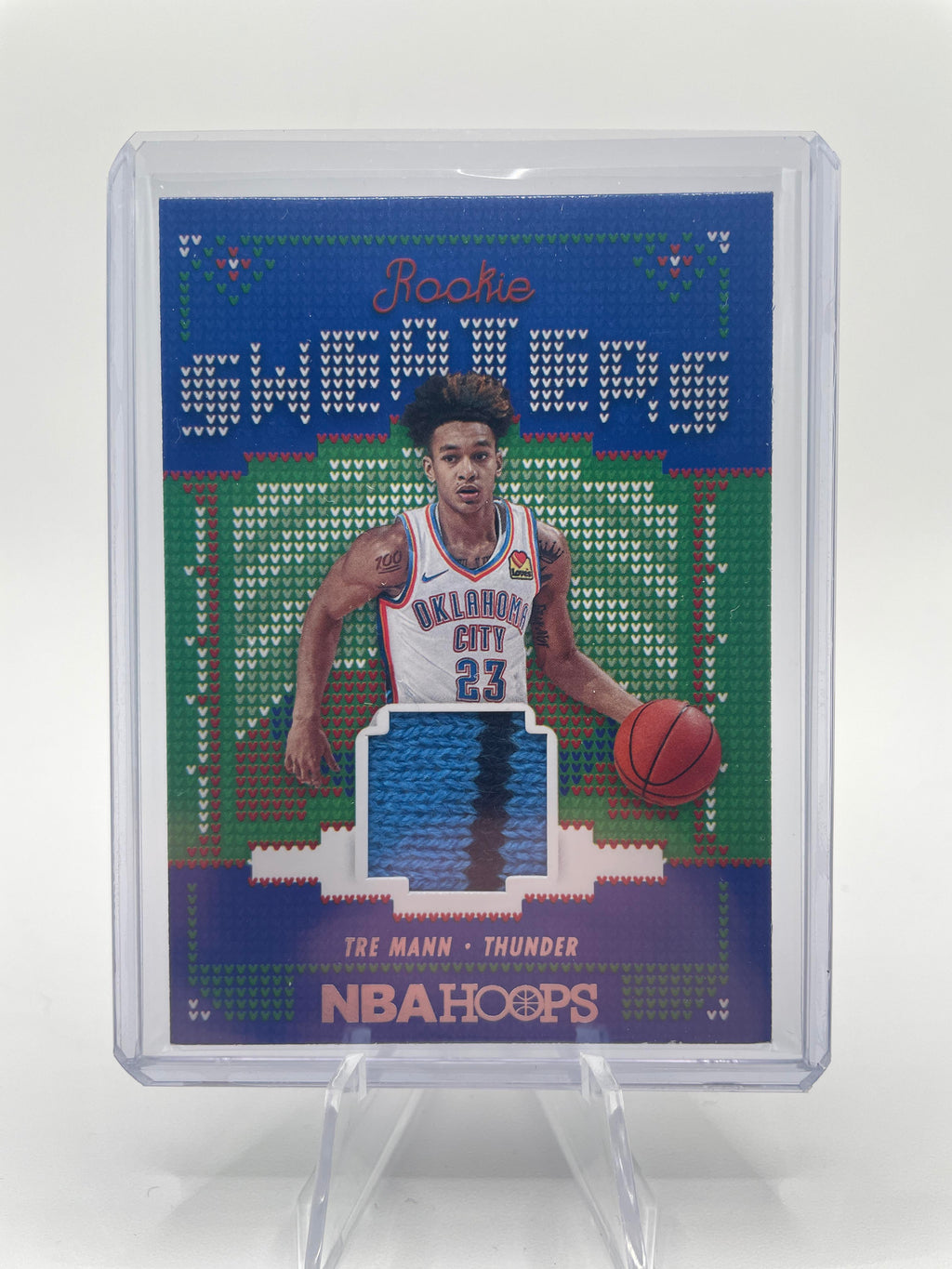 2020-21 Panini NBA Hoops Tre Mann Rookie Sweaters Winter Edition #RSW-TMN