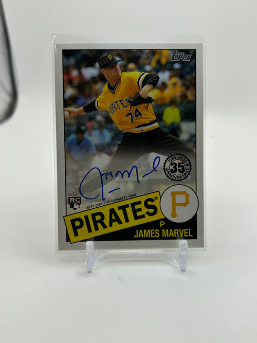 2020 Topps James Marvel On-Card Rookie Auto