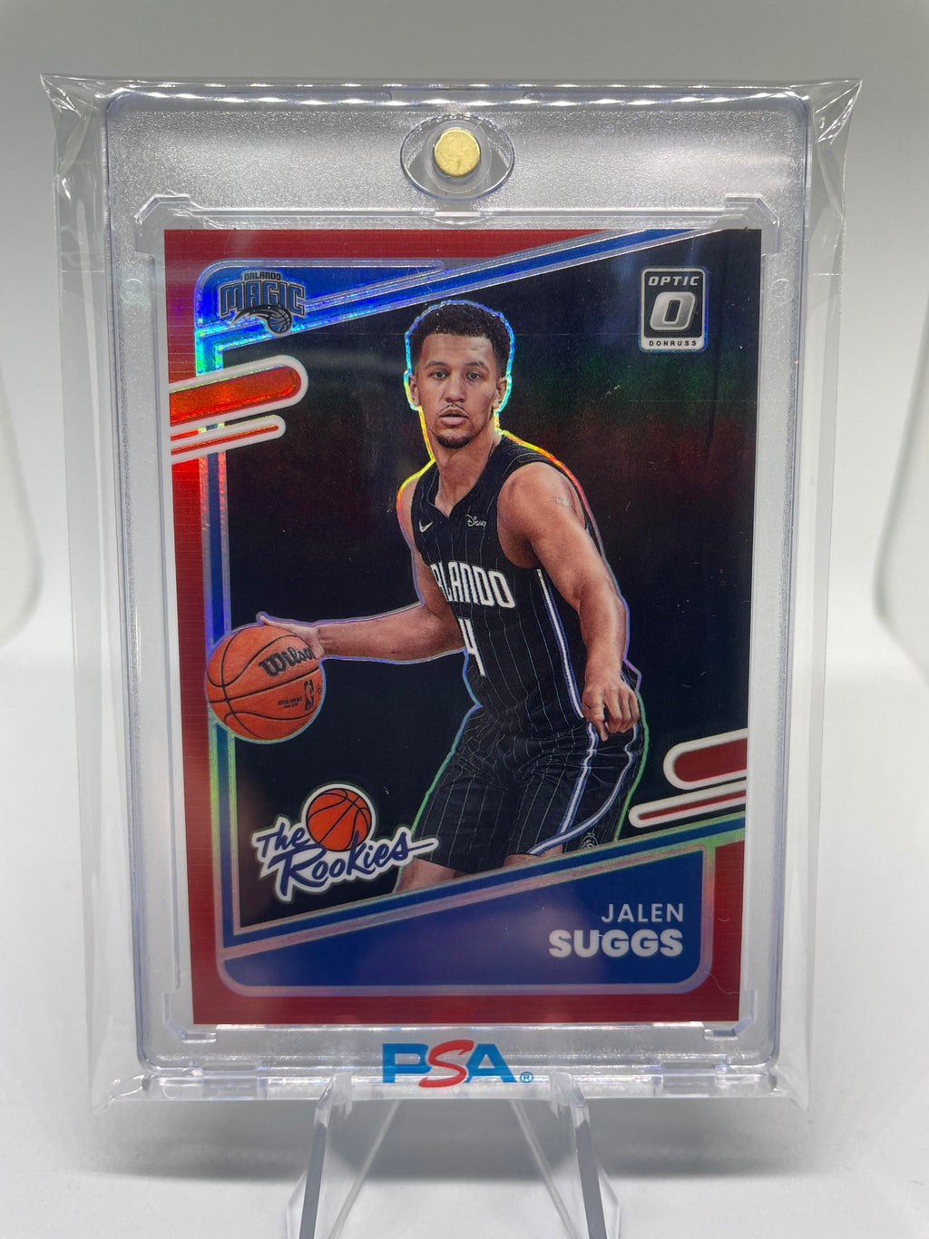 2021-22 Donruss Optic Jalen Suggs The Rookies Red Prizm Rookie /99