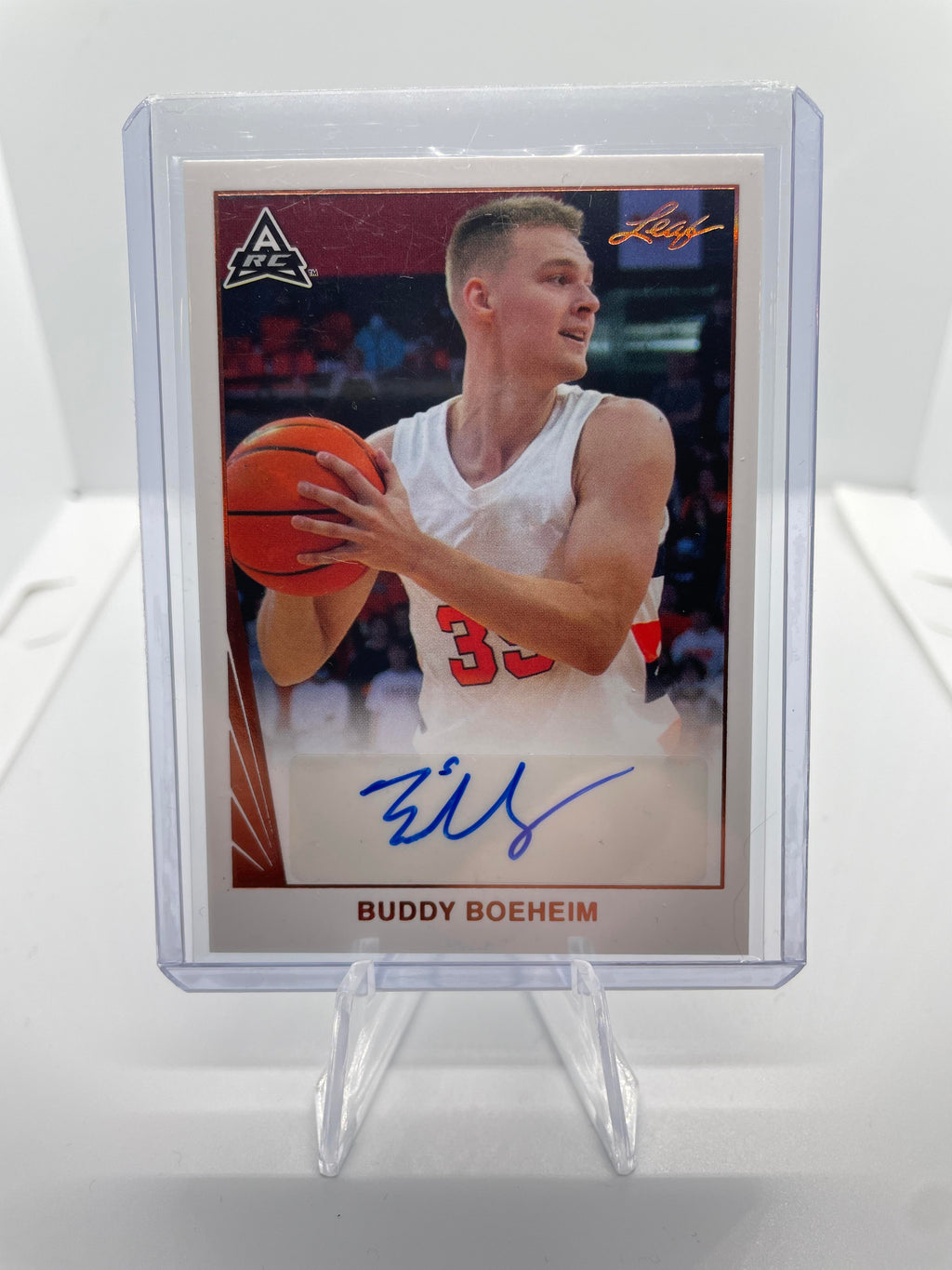 2021-22 Leaf Memories Buddy Boheim Bronze Rookie Auto