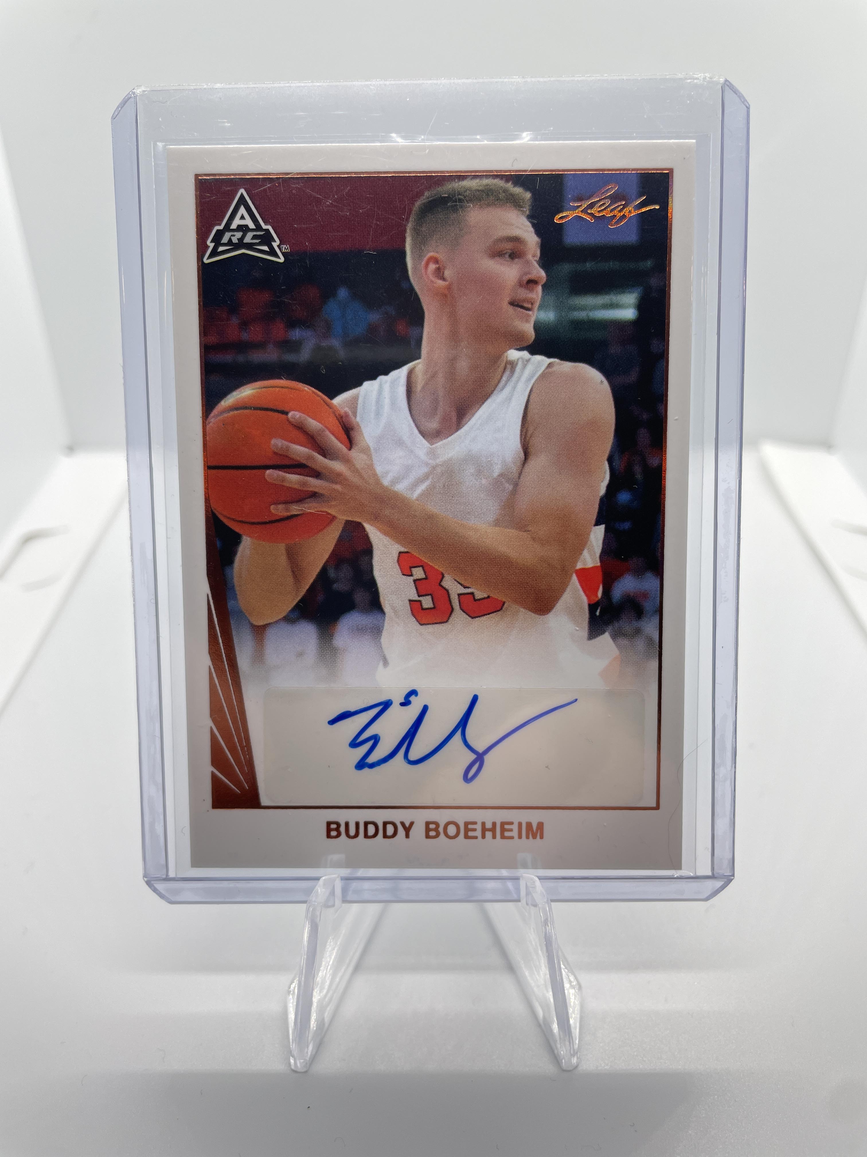 2021-22 Leaf Memories Buddy Boheim Bronze Rookie Auto