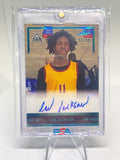 2021-22 Leaf Memories Gold Ian Jackson Aqua Rookie Auto /99