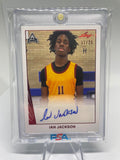2021-22 Leaf Memories Ian Jackson Red Foil Rookie Auto 11/25 Number Match