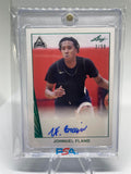 2021-22 Leaf Memories Johnuel Fland 1990 Green Rookie Auto /50