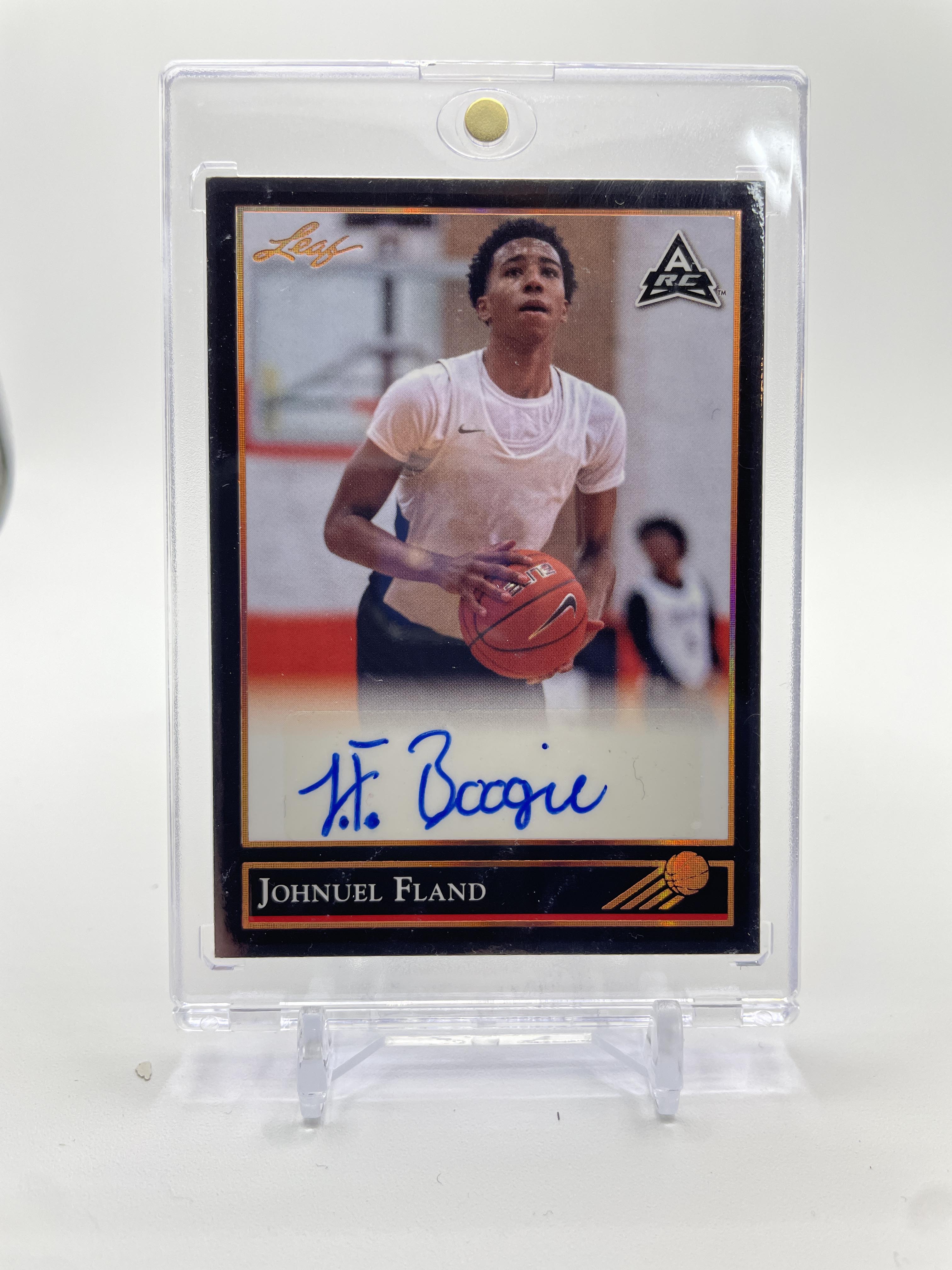 2021-22 Leaf Memories Johnuel Fland 1992 Bronze Rookie Auto
