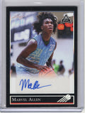 2021-22 Leaf Memories Marvel Allen Platinum Auto Rookie /10