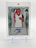 2021-22 Leaf Memories Trinity Jabari Smith Jr Green Foil Rookie Auto /75