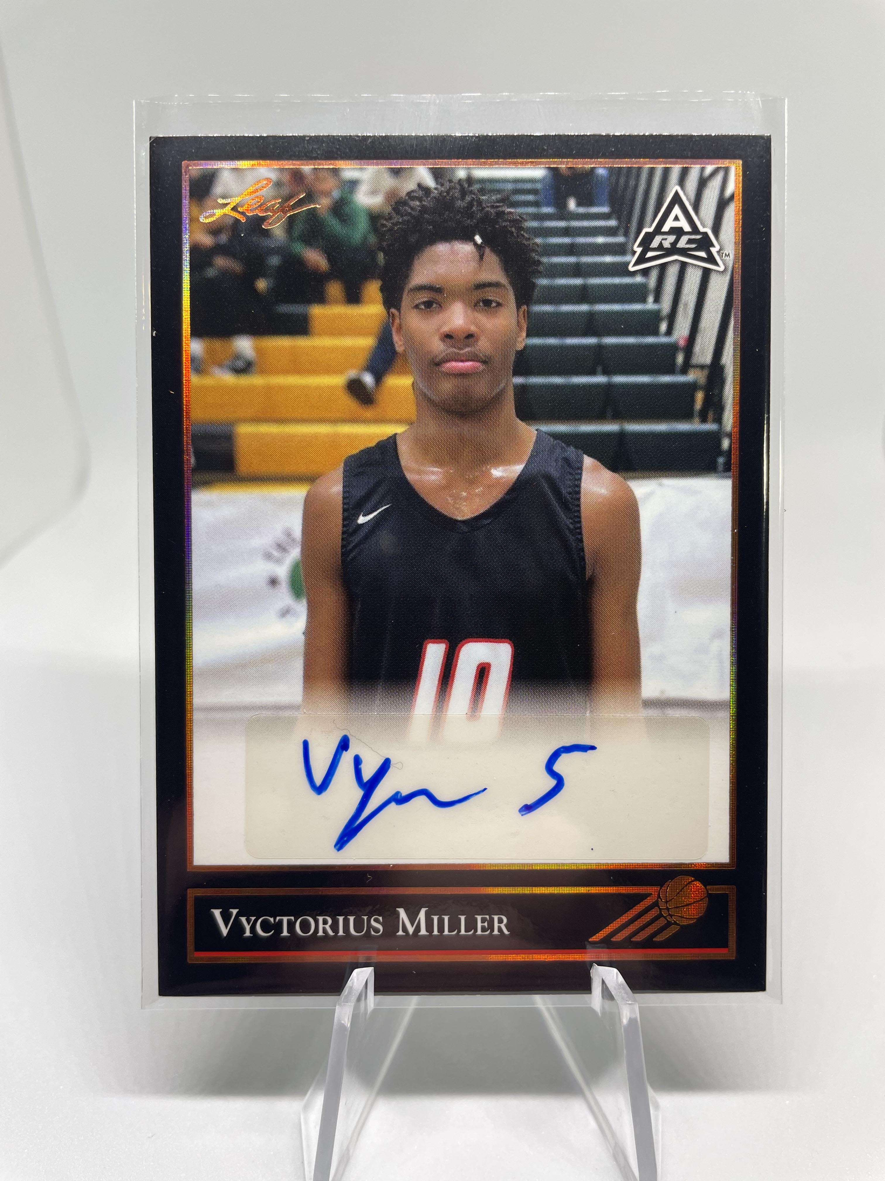 2021-22 Leaf Memories Vyctorious Miller Bronze Rookie Auto